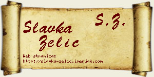 Slavka Zelić vizit kartica